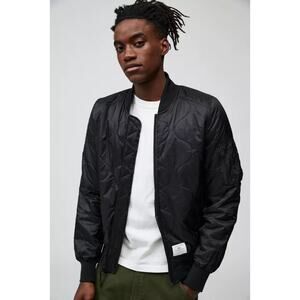 Alpha Industries L-2B Quilted Flight Jacket Black